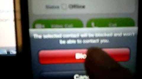 How to block/ delete a friend from Skype permanently on iphone/ipod