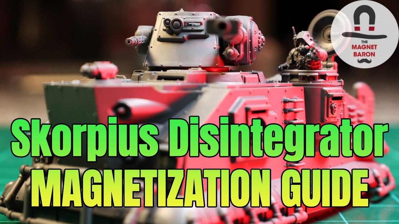 Намагничивание дезинтегратора Скорпиуса и Дюнерайдера — обучающее видео по Warhammer 40K