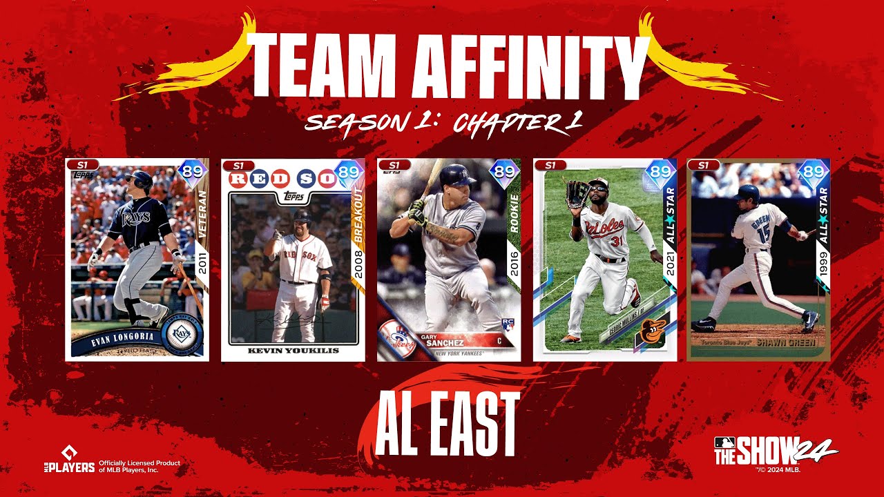 MLB The Show 24 PROGRAMS | vol. 2 AFFINITY AL EAST