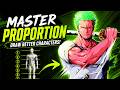 The Proportion Secret Every Artist Should Know | #zoro | anime painting | #onepiece