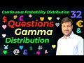 Questions Related Gamma Distribution | Mode &amp; H.M of Gamma Distribution.