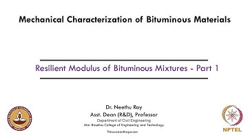Resilient Modulus of Bituminous Mixtures Part 1