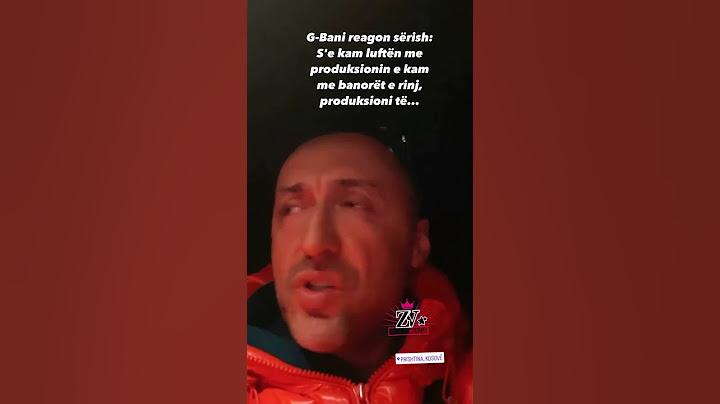 G-Bani reagon sërish: S'e kam luftën me produksionin e kam me banorët e rinj, produksioni të...