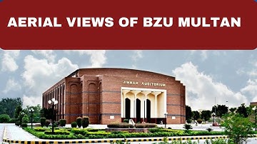 Aerial Views of BZU Multan ||  Drone Camera 2023 || Different Locations ||