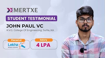 Embedded Systems Certification Course in Bangalore | John Paul Talks About His Journey