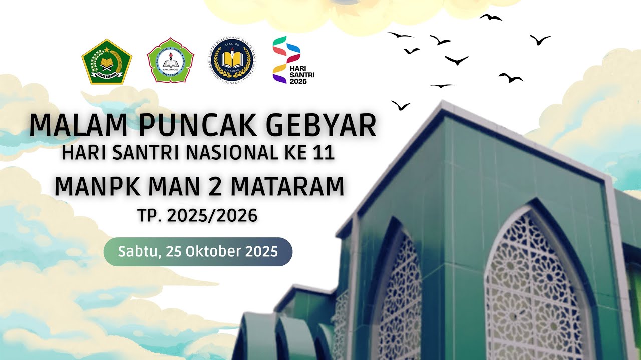 Malam Puncak Gebyar Hari Santri Nasional MANPK MAN 2 Mataram