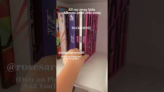 All my #straykids albums! (#bangchan #leeknow #changbin #hyunjin #han #felix #seugmin #in #skz #fyp)