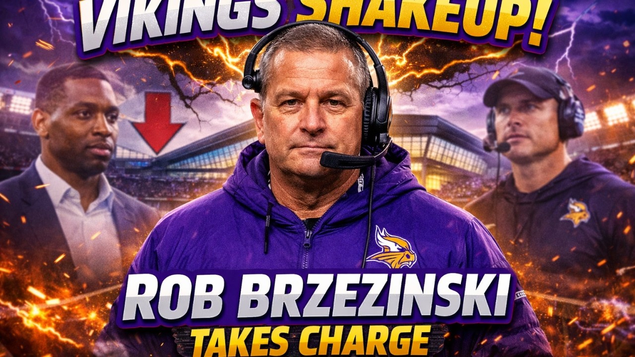 🔥 VIKINGS SHAKEUP! Rob Brzezinski Takes Charge as GM Search WAITS 😱🏈