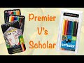 Prismacolor premier  prismacolor scholar comparison by sassy colouring