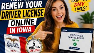 How to renew your driver license online in Iowa