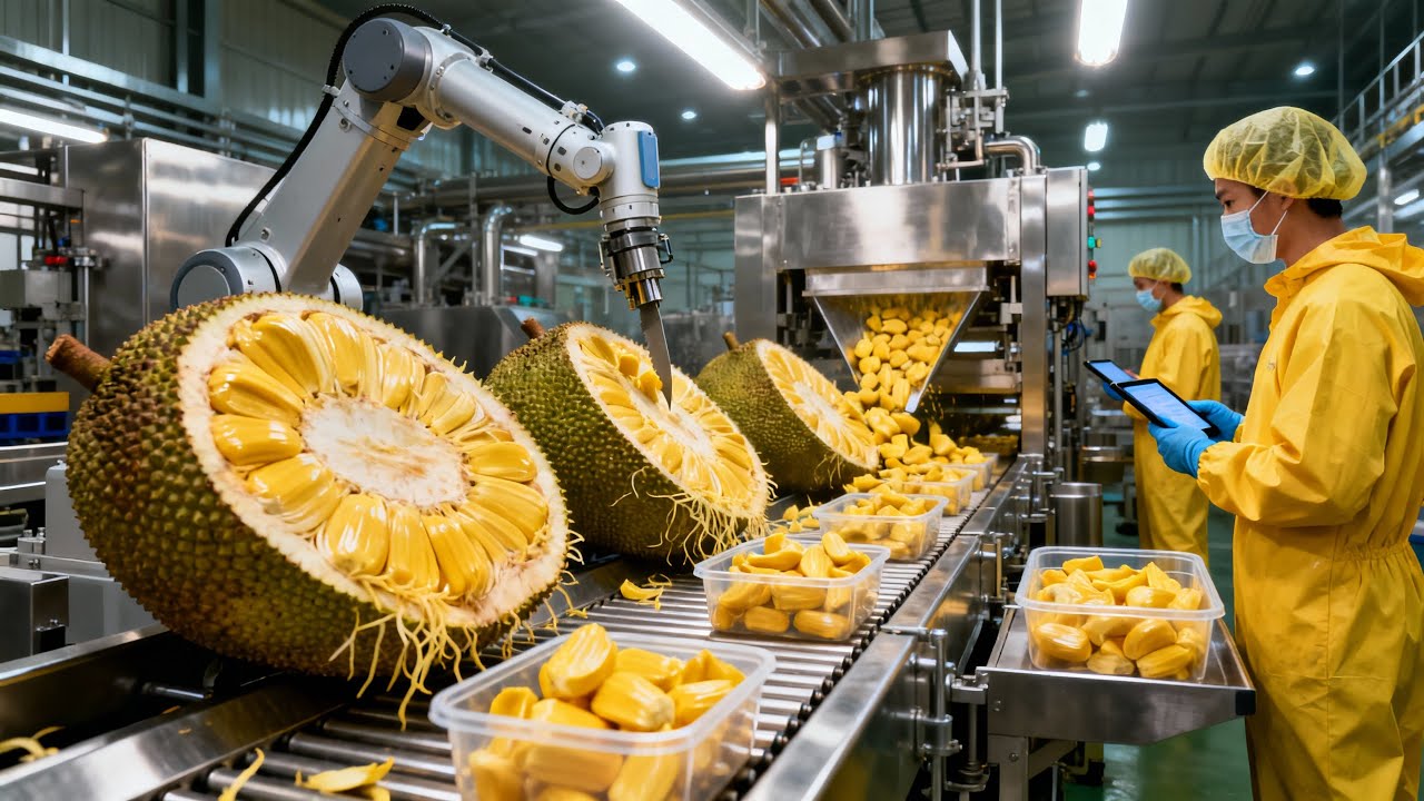 Inside the Modern Jackfruit Snack Factory | How Jackfruit Snacks Are Made (Full Process)