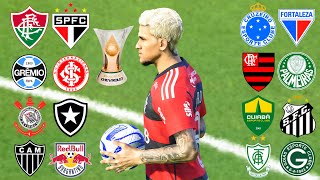 COMEÇA O CAMPEONATO BRASILEIRO 2024 | NOS PÊNALTIS COM OS NOVOS TIMES DA SÉRIE A - PES 21