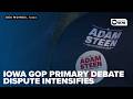 Iowa governor race heats up as Adam Steen criticizes Randy Feenstra over debates
