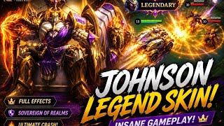 JOHNSON LEGEND SKIN INSANE GAMEPLAY 🫣🫣 This Johnson Skin is BROKEN 😳 (Legend Gameplay)”