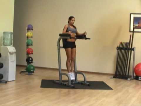 Using the GVKR60 Body-Solid Vertical Knee Raise, Dip