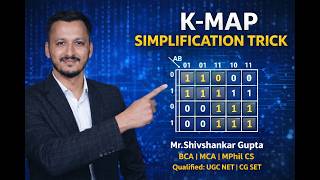 K-Map Simplification Trick | 2 Variable, 3 Variable &amp; 4 Variable K Map with Example