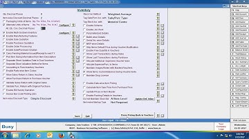 Alternate Unit of Items in BUSY 18 | Busy Accounting Sofware