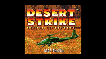 Desert Strike: Return to the Gulf (SNES 60Hz / US) - Intro / Attract Mode