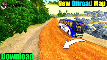 Download Offroad Map In Bussid | Bus Simulator Indonesia 3.7.1v | New Map Update 💥 🌴 Offroad Map