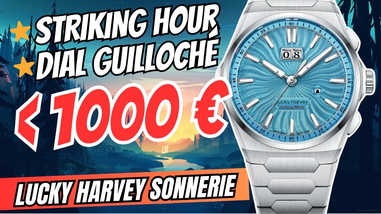 Montre Reglia Automatique Avec Alarme (sonnerie) - Restaurée Par Horloger, Cadran Bleu, Boîtier Acier, Bracelet Cuir
