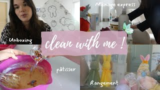 Clean with me ! Motivation ménage express + unboxing