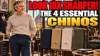 The Only 4 Chinos Every Man Over 50 Needs | Quiet Luxury