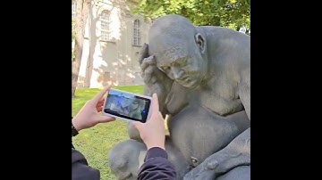 Scanning the Adam sculpture outdoors with EINSTAR VEGA by Tomasz Krzpiet!