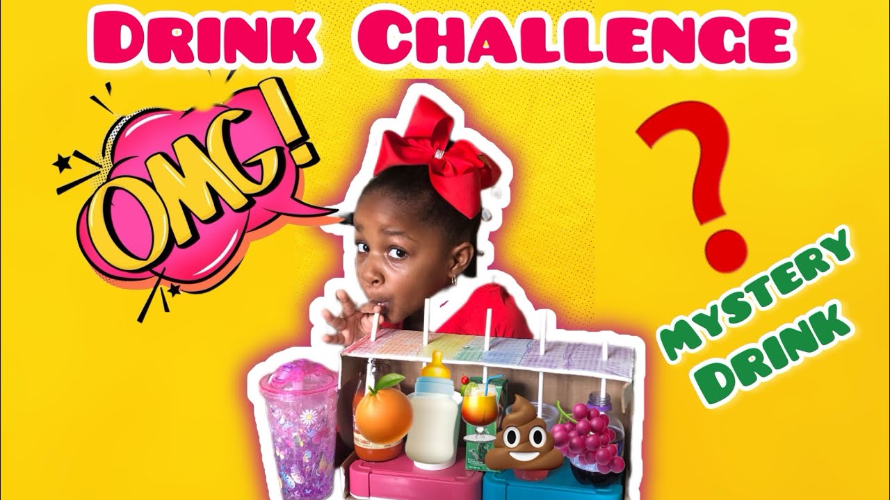 Drink Challenge| Mystery Drink| Exclusively Aubrey - YouTube