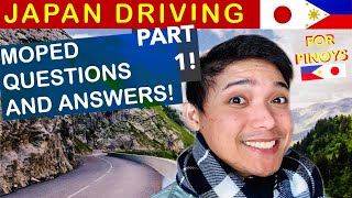 PART 1! JAPAN MOPED DRIVING LICENSE TEST QUESTIONS IN ENGLISH, KARIMEN HONMEN MOCKUP EXAMS (TAGALOG)