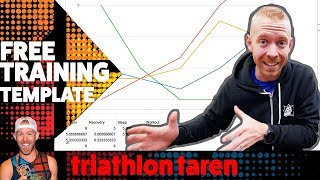 HOW TO build an INTERACTIVE TRIATHLON TRAINING spreadsheet | FREE TEMPLATE