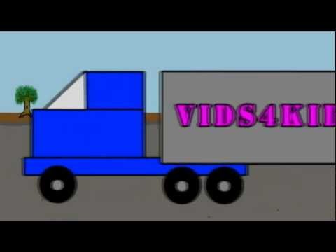 Vids4Ninos - Cuente los camiones, coches y naves espaciales - Count To Ten In Spanish