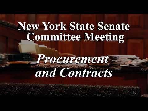 Senate Standing Committee on Procurement and Contracts - 05/05/2026