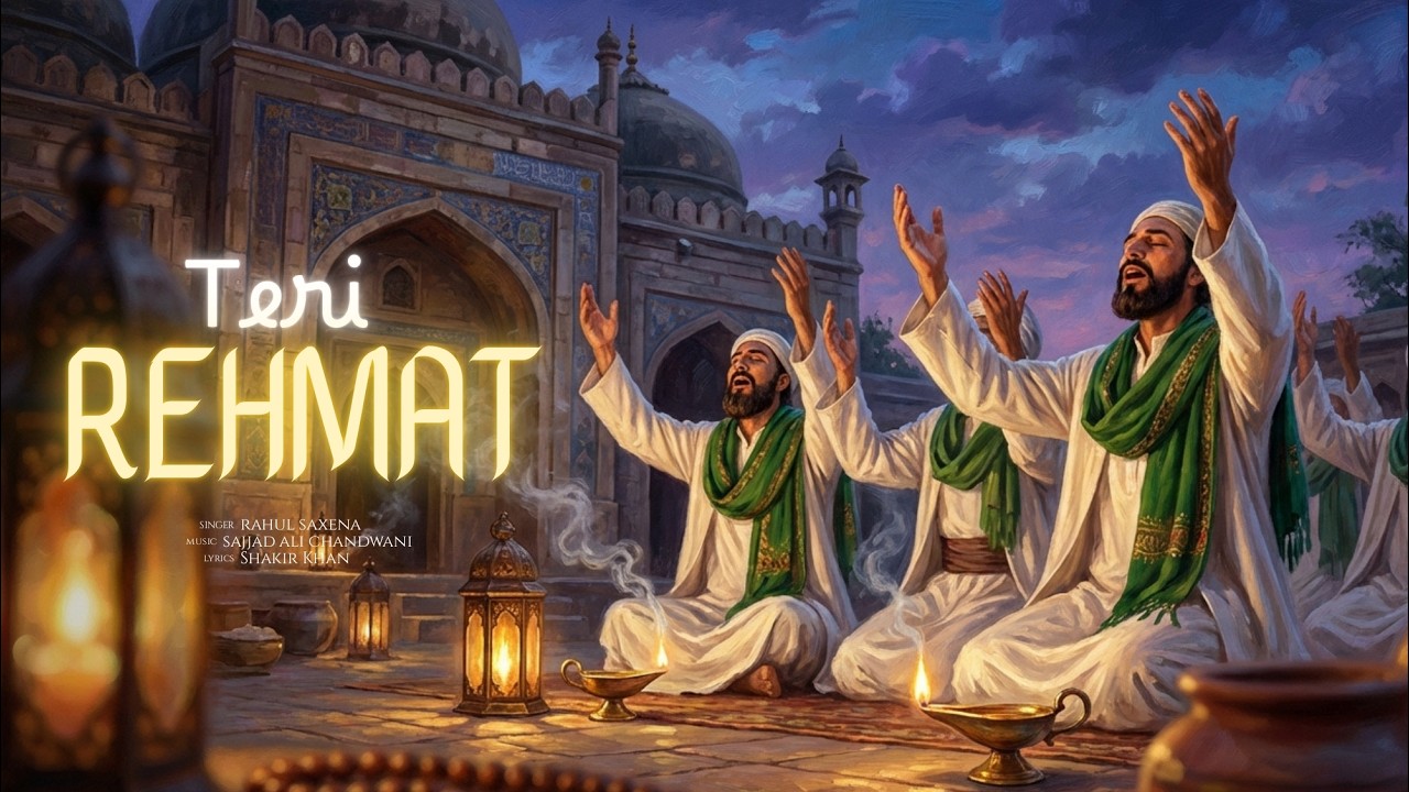 Teri Rehmat (Lyric Video) تیری رحمت | #Ramadan #IslamicVideo | Rahul Saxena | Sajjad Ali Chandwani