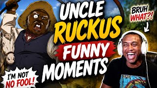 Uncle Ruckus Funniest Moments THe Boonbocks reaction