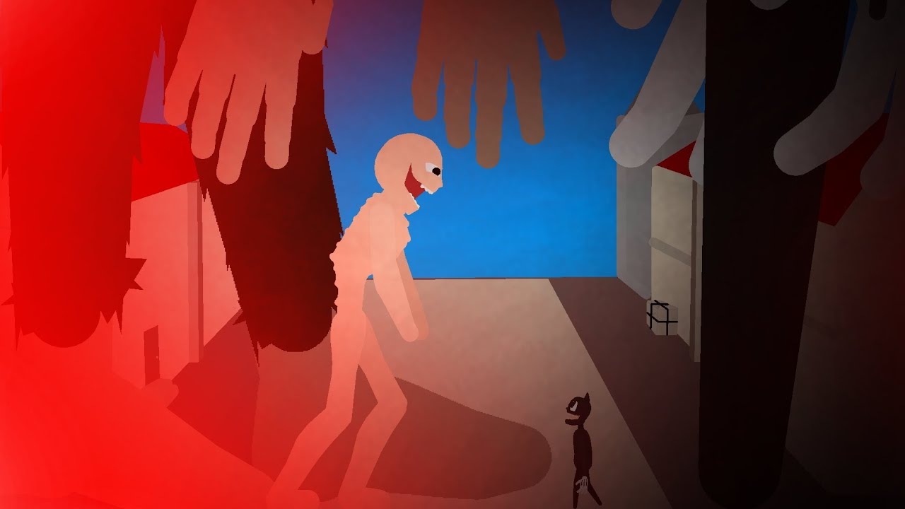 Cartoon Cat vs Attack on titan