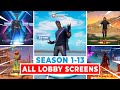 The Complete Evolution of the Fortnite Lobby Screen (Season 1-13)