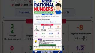 What are Rational Numbers? | Class 7 Exercise 1.1 Maths Made Easy #Conceptual with easy examples