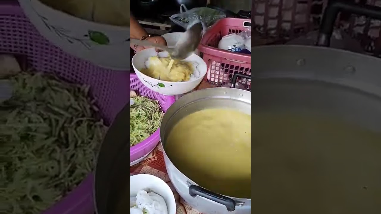 Khmer noodle ( Num Banh Chok) 😋😋