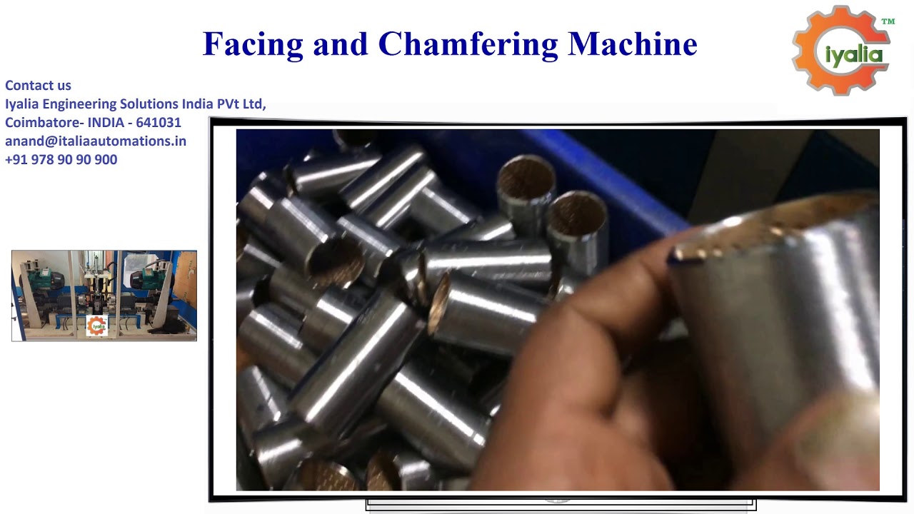 Facing and Chamfering Machine