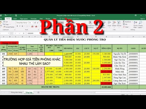 Video Kiến thức: Hướng dẫn cách quản lý file điện nước phòng... - youtube