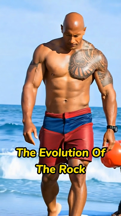 Dwayne Johnson’s Evolution: A Strong Body, a Stronger Soul #history #evolution #shorts