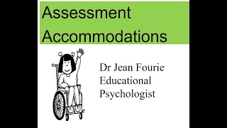 Assessment Accommodations at school