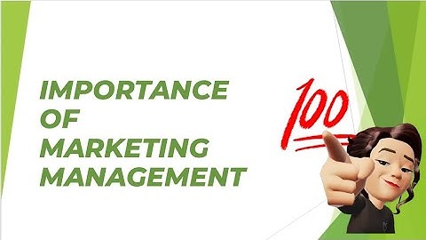 Importance of Marketing Management|| Marketing Management #bba #bcom #mba
