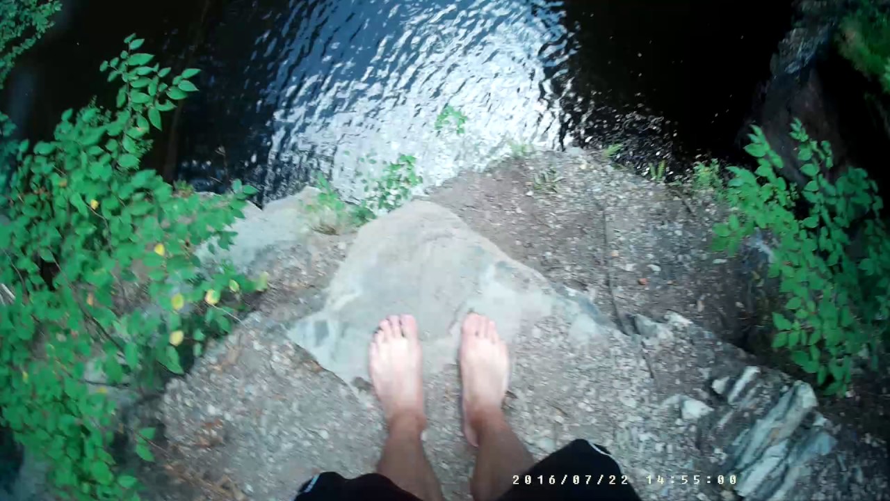 Child Park Cliff Jump