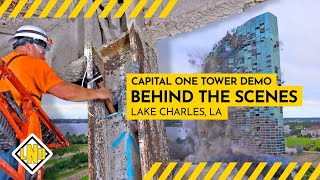 Lloyd Nabors Demolition: Capital One Tower Implosion - Behind the Scenes (Porche Aerial)