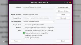 OverGrive is the Linux Google Drive client you've been waiting for