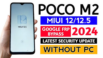 Poco M2 Gmail Account Frp Bypass MIUI12.5 WITHOUT PC.