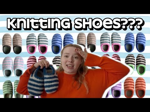 I knit the viral Sailor Slippers. 