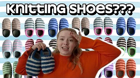 I knit the viral Sailor Slippers. 