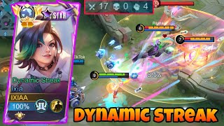 IXIA DYNAMIC STREAK STARLIGHT SKIN GAMEPLAY ~ MOBILE LEGENDS BANG BANG by IXIAA 406 views 2 months ago 8 minutes, 34 seconds